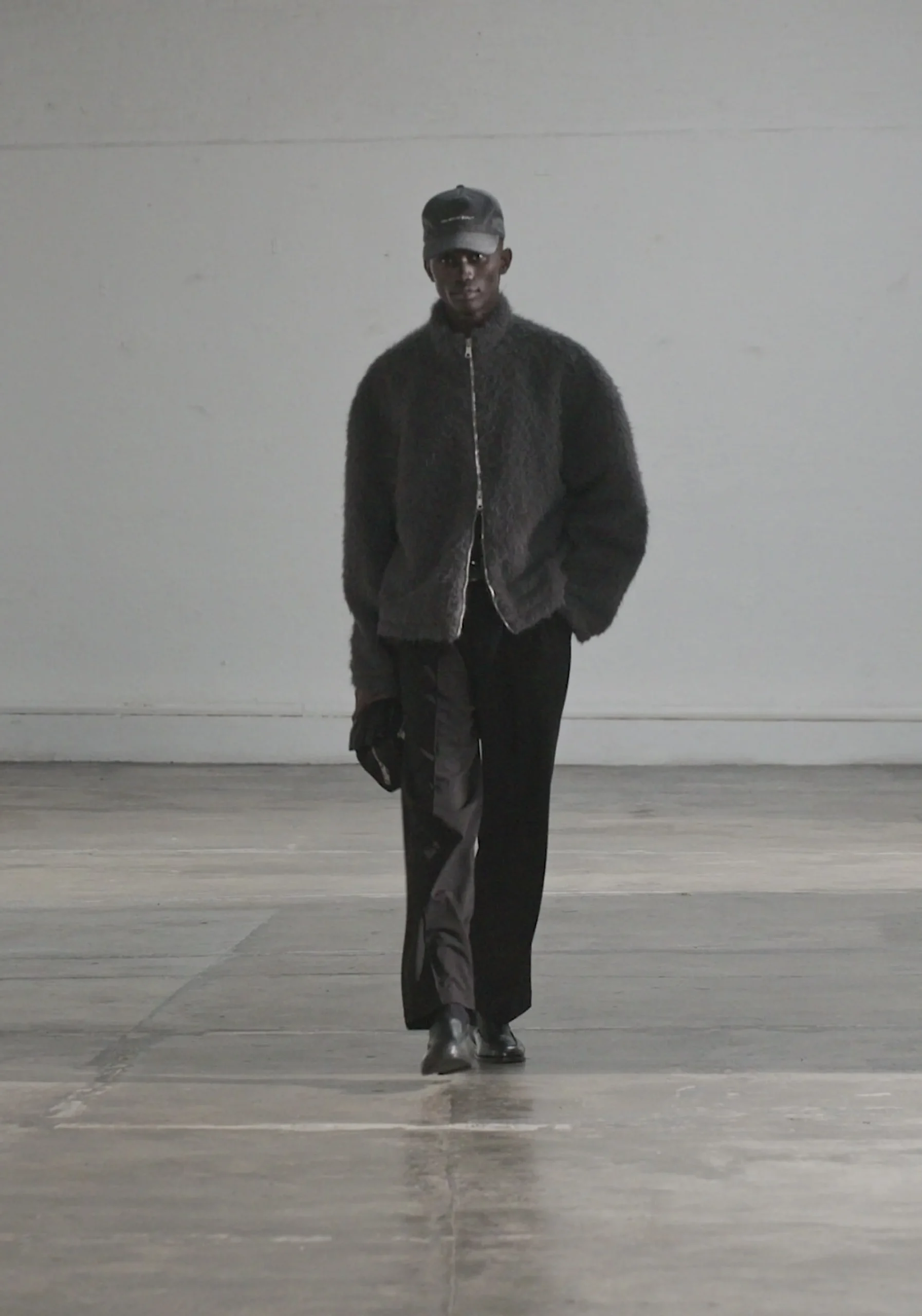 MKI FAUX ALPACA TRACK JACKET