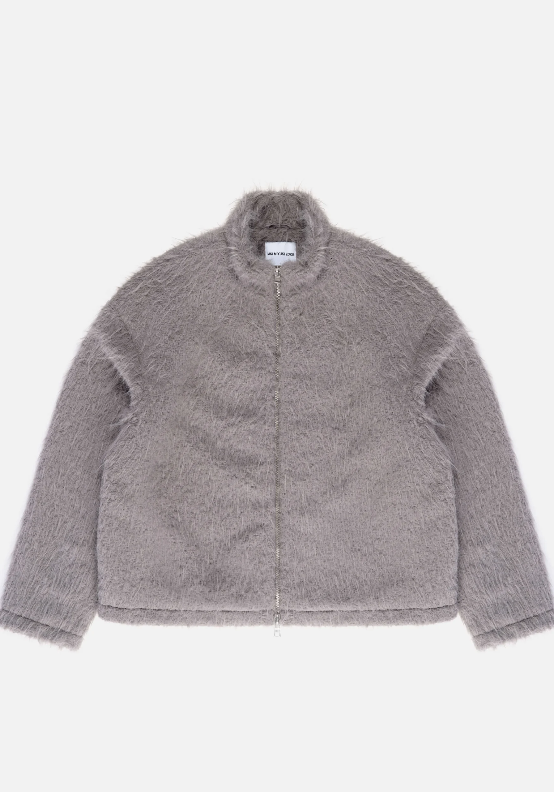 MKI FAUX ALPACA TRACK JACKET