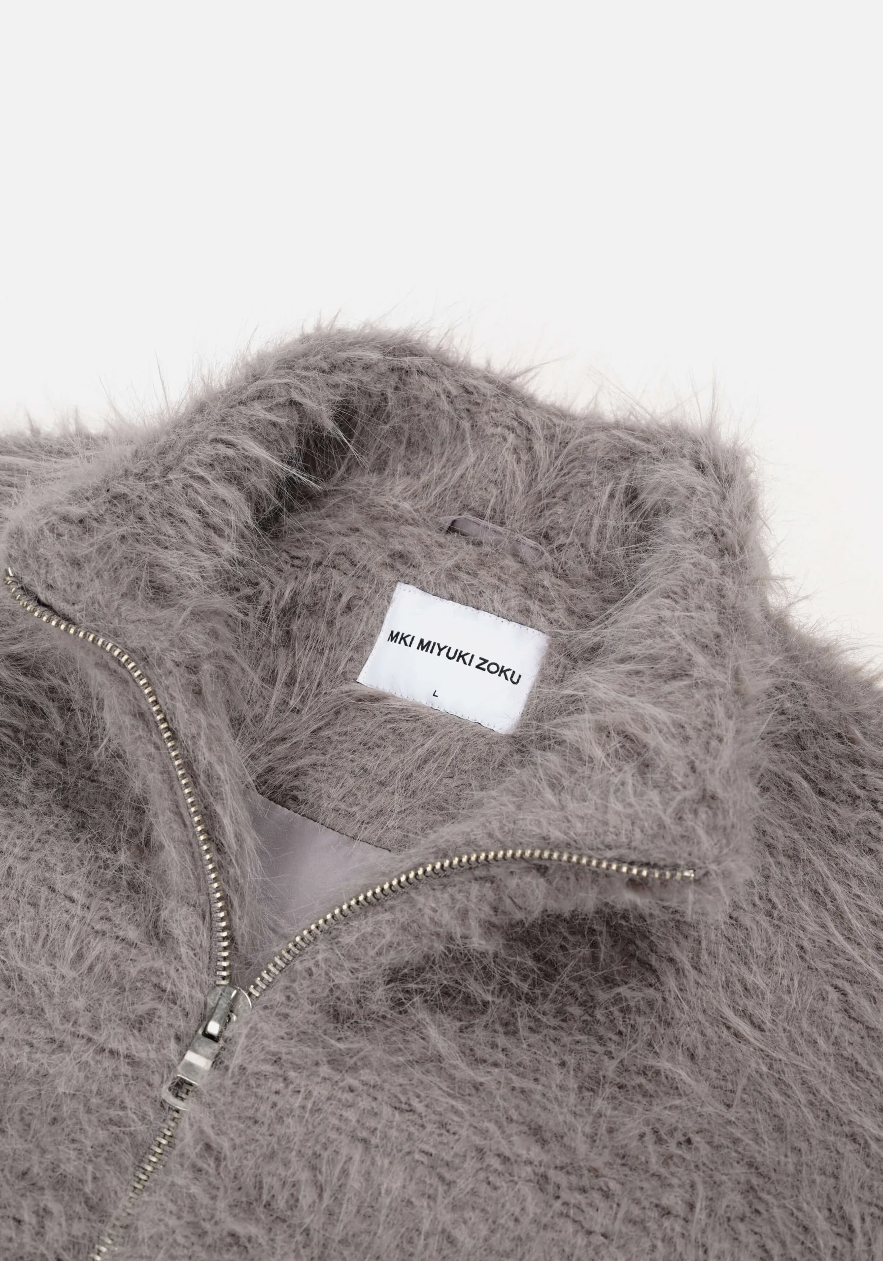 MKI FAUX ALPACA TRACK JACKET