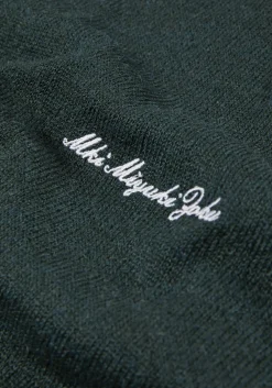 MKI LIGHTWEIGHT MOHAIR KNIT POLO LONGSLEEVE