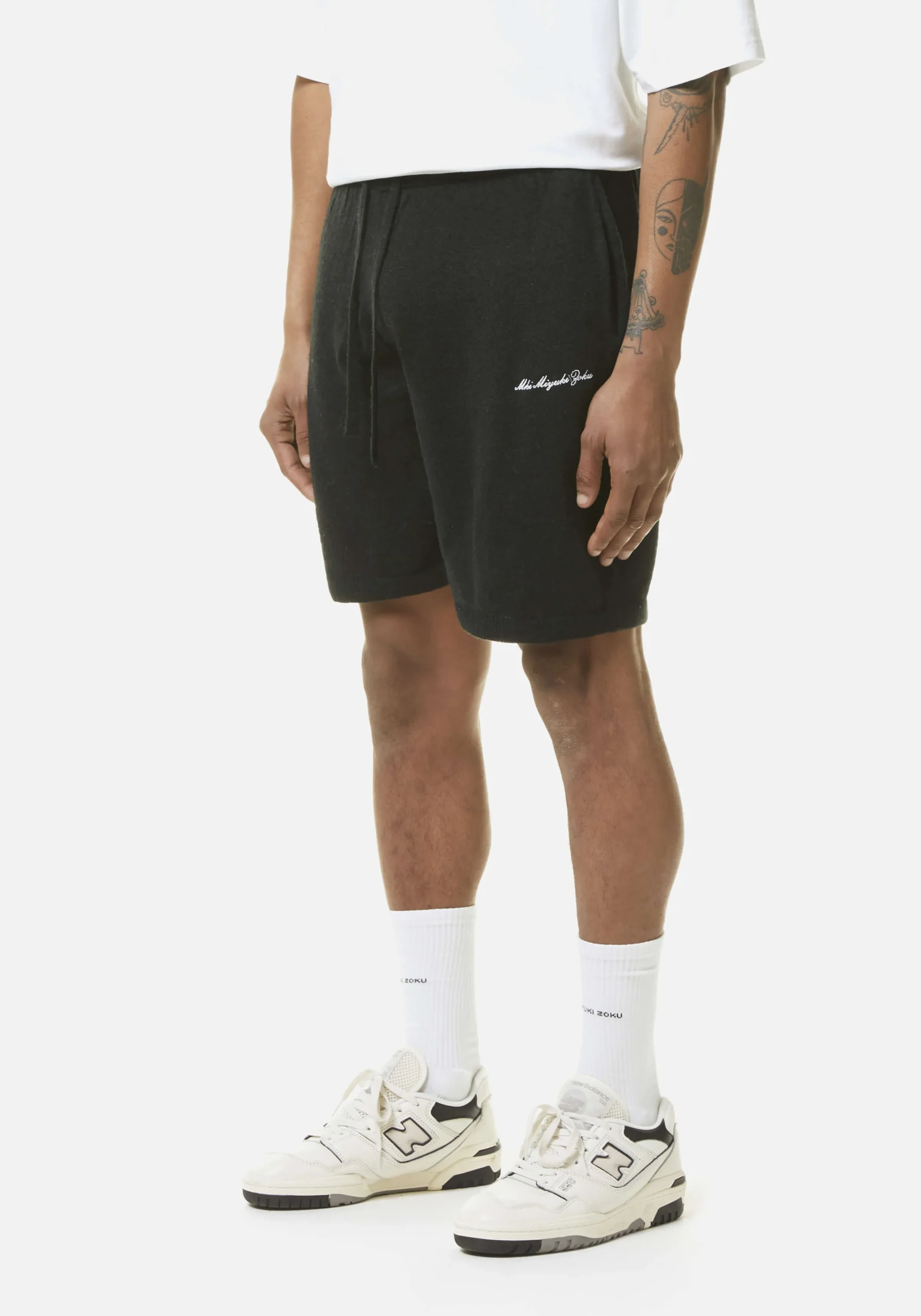 MKI LIGHTWEIGHT MOHAIR KNIT SHORTS