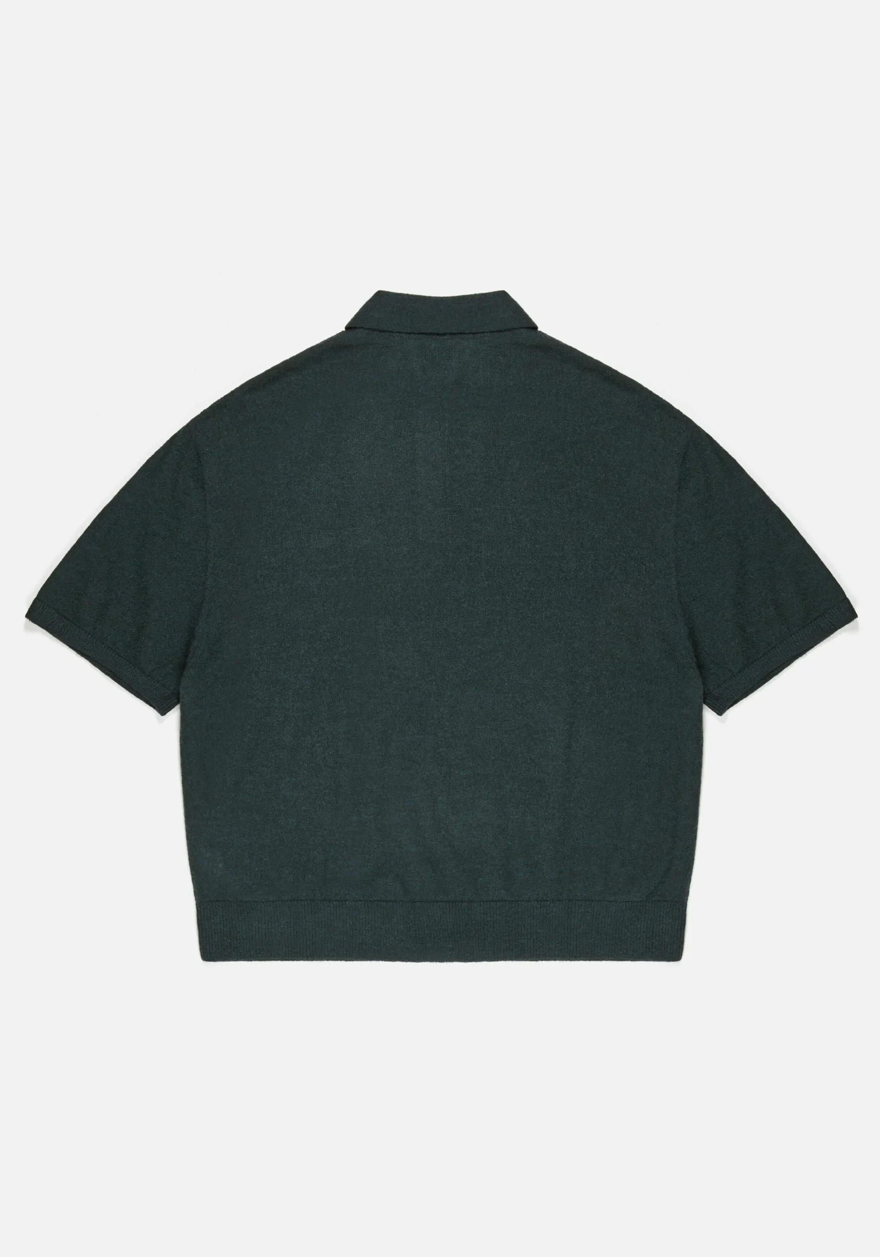 MKI LIGHTWEIGHT MOHAIR KNIT POLO SHIRT