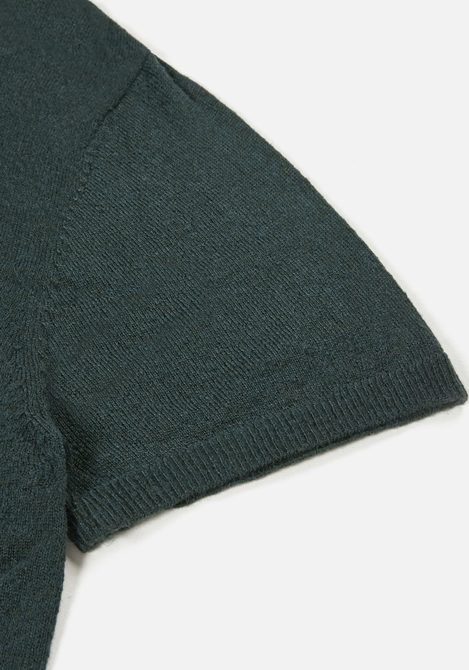 MKI LIGHTWEIGHT MOHAIR KNIT POLO SHIRT