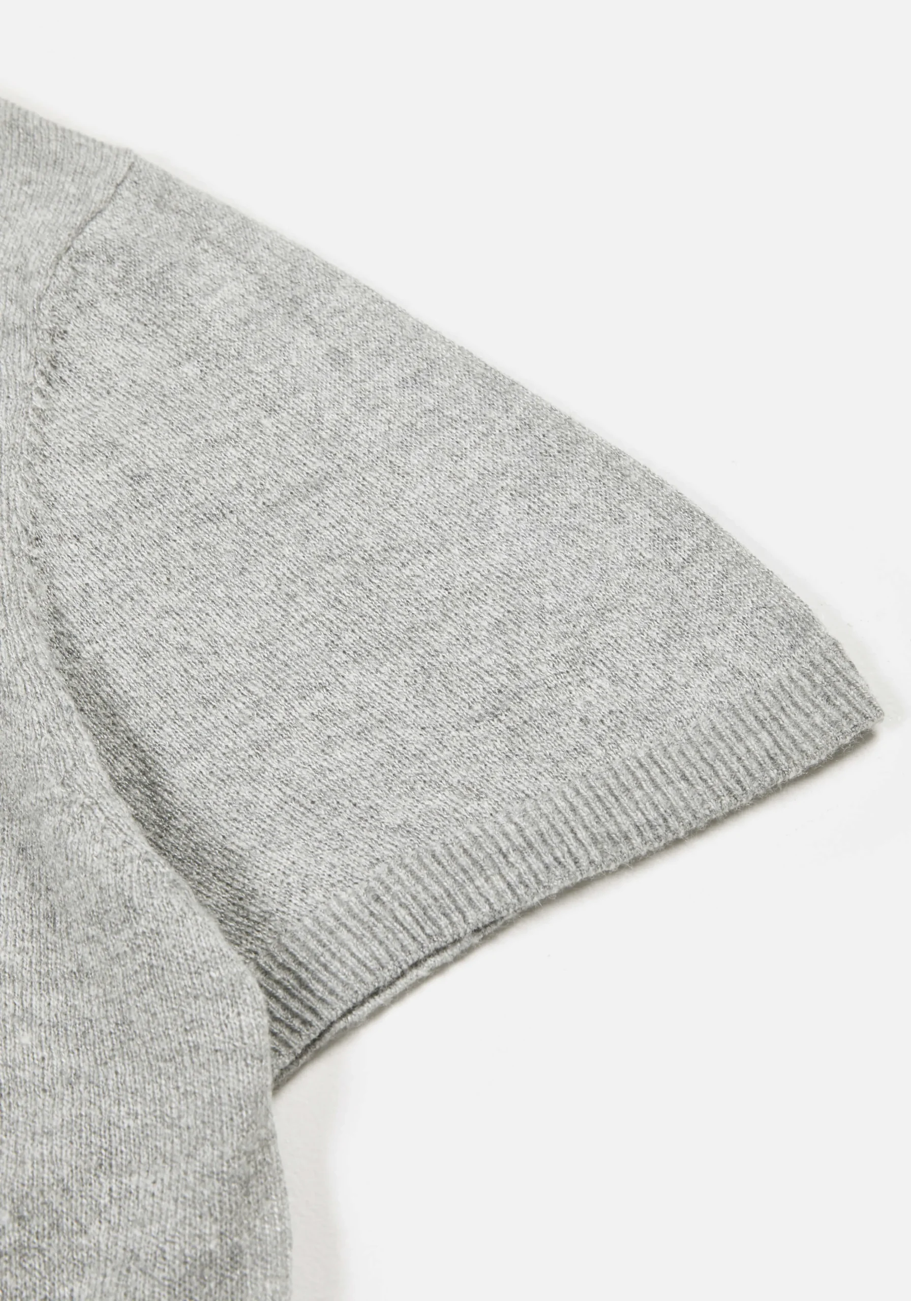 MKI LIGHTWEIGHT MOHAIR KNIT POLO SHIRT
