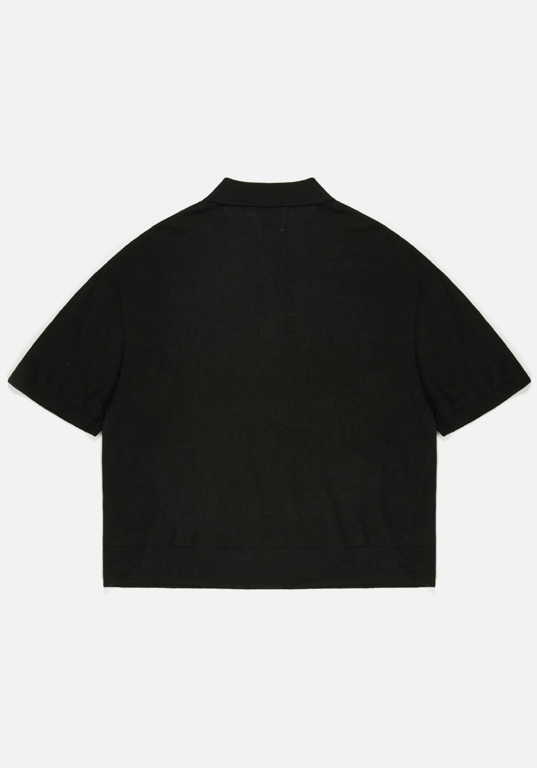 MKI LIGHTWEIGHT MOHAIR KNIT POLO SHIRT