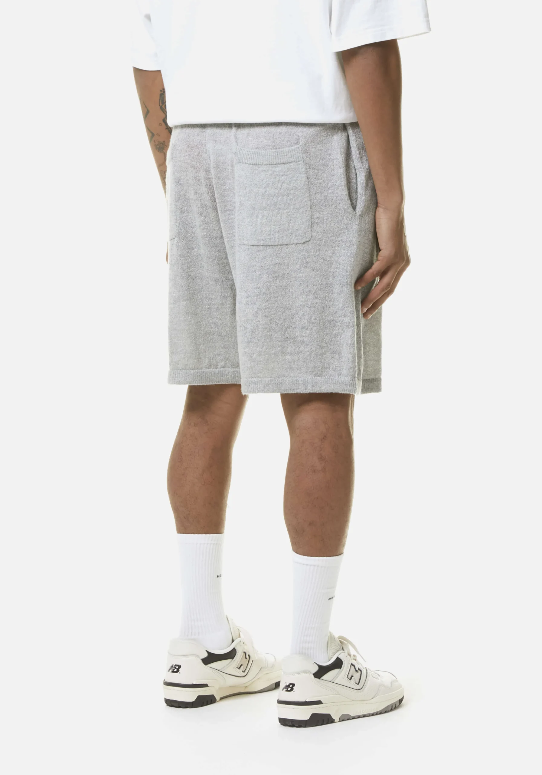 MKI LIGHTWEIGHT MOHAIR KNIT SHORTS
