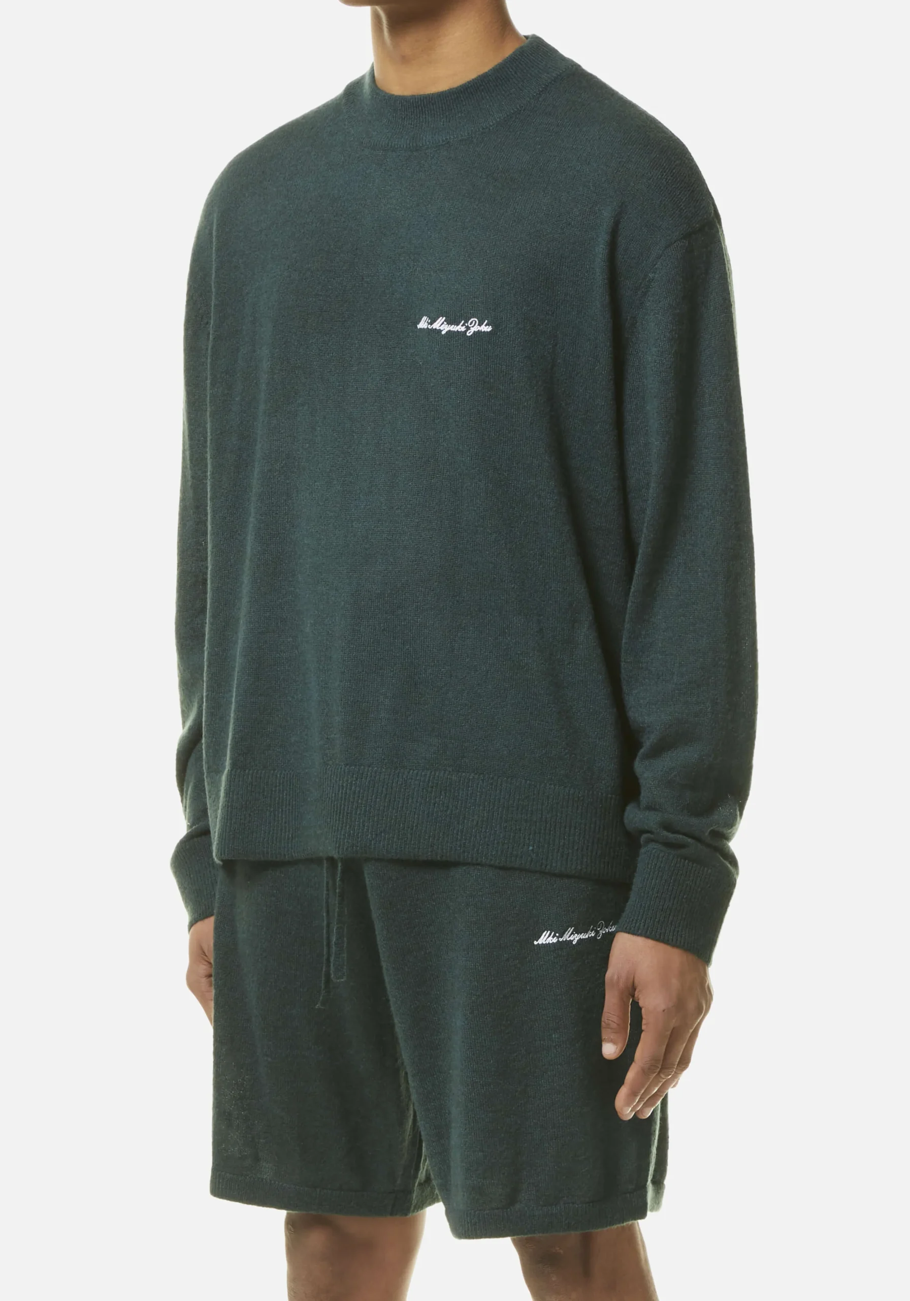 MKI LIGHTWEIGHT MOHAIR KNIT CREWNECK