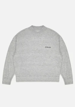 MKI LIGHTWEIGHT MOHAIR KNIT CREWNECK