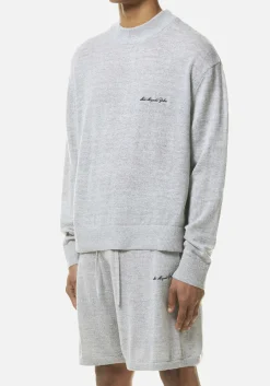 MKI LIGHTWEIGHT MOHAIR KNIT CREWNECK