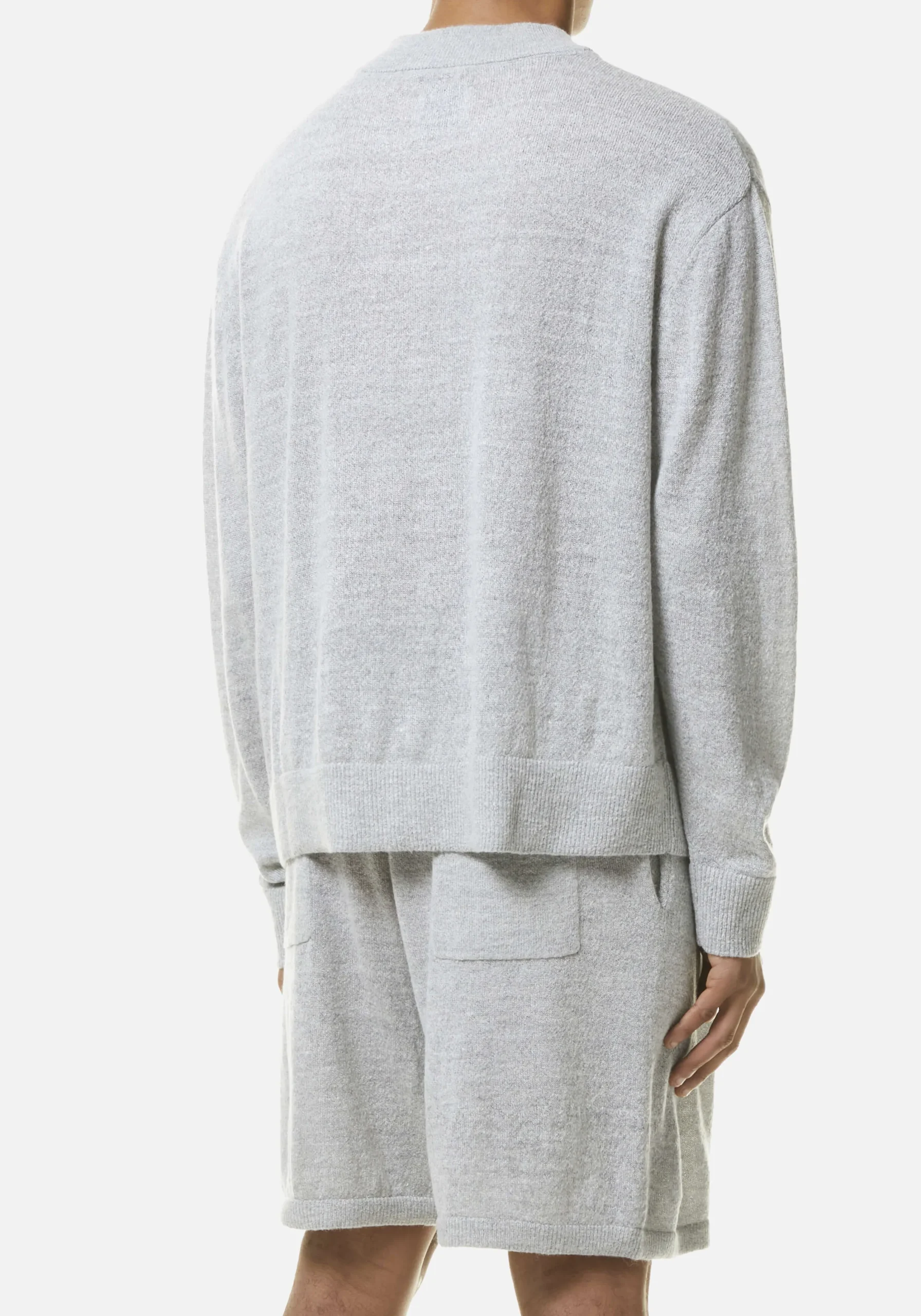MKI LIGHTWEIGHT MOHAIR KNIT CREWNECK
