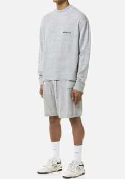 MKI LIGHTWEIGHT MOHAIR KNIT CREWNECK