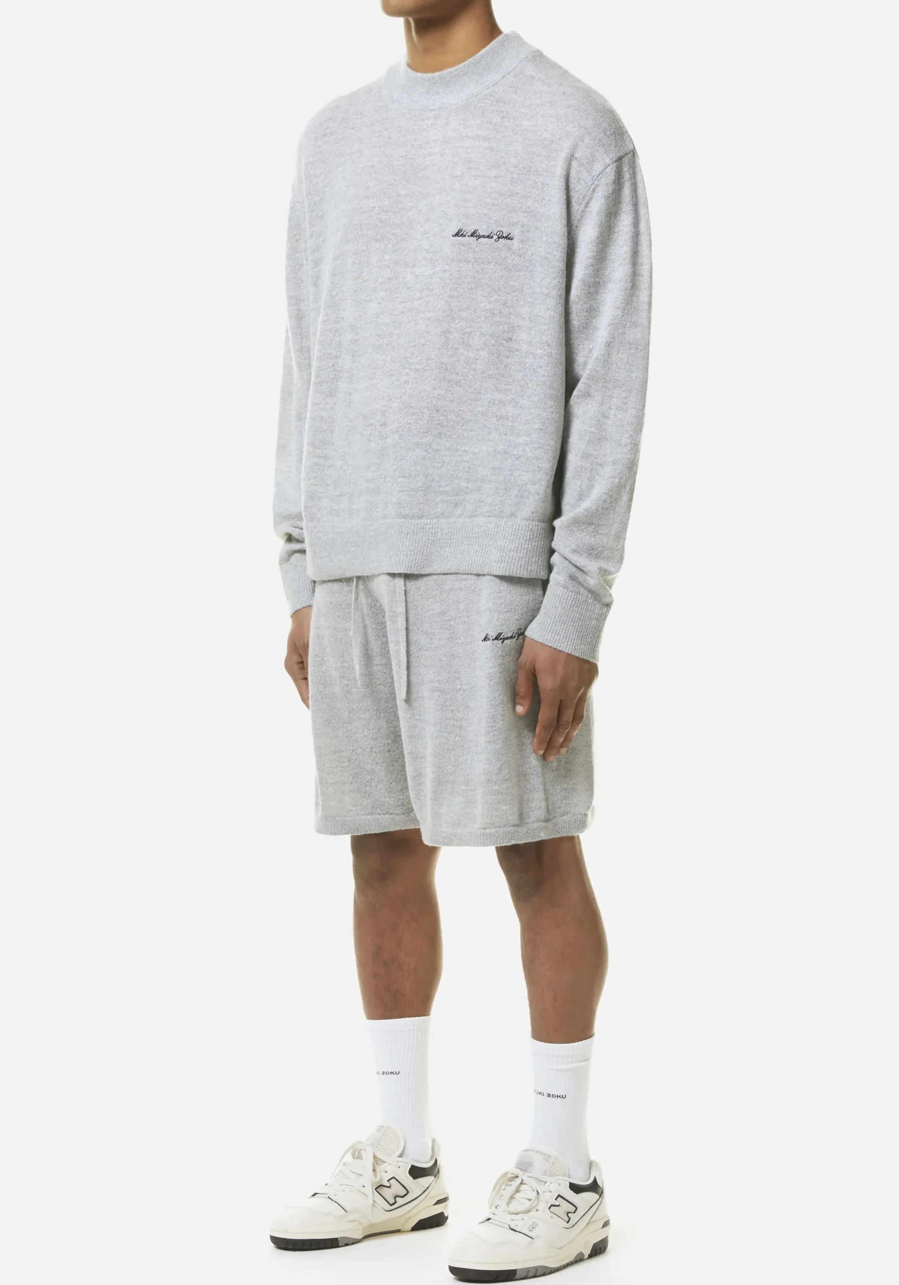 MKI LIGHTWEIGHT MOHAIR KNIT CREWNECK