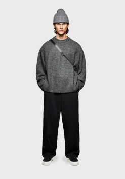 MKI MOHAIR BLEND KNIT CREWNECK