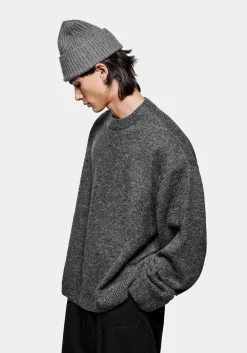 MKI MOHAIR BLEND KNIT CREWNECK