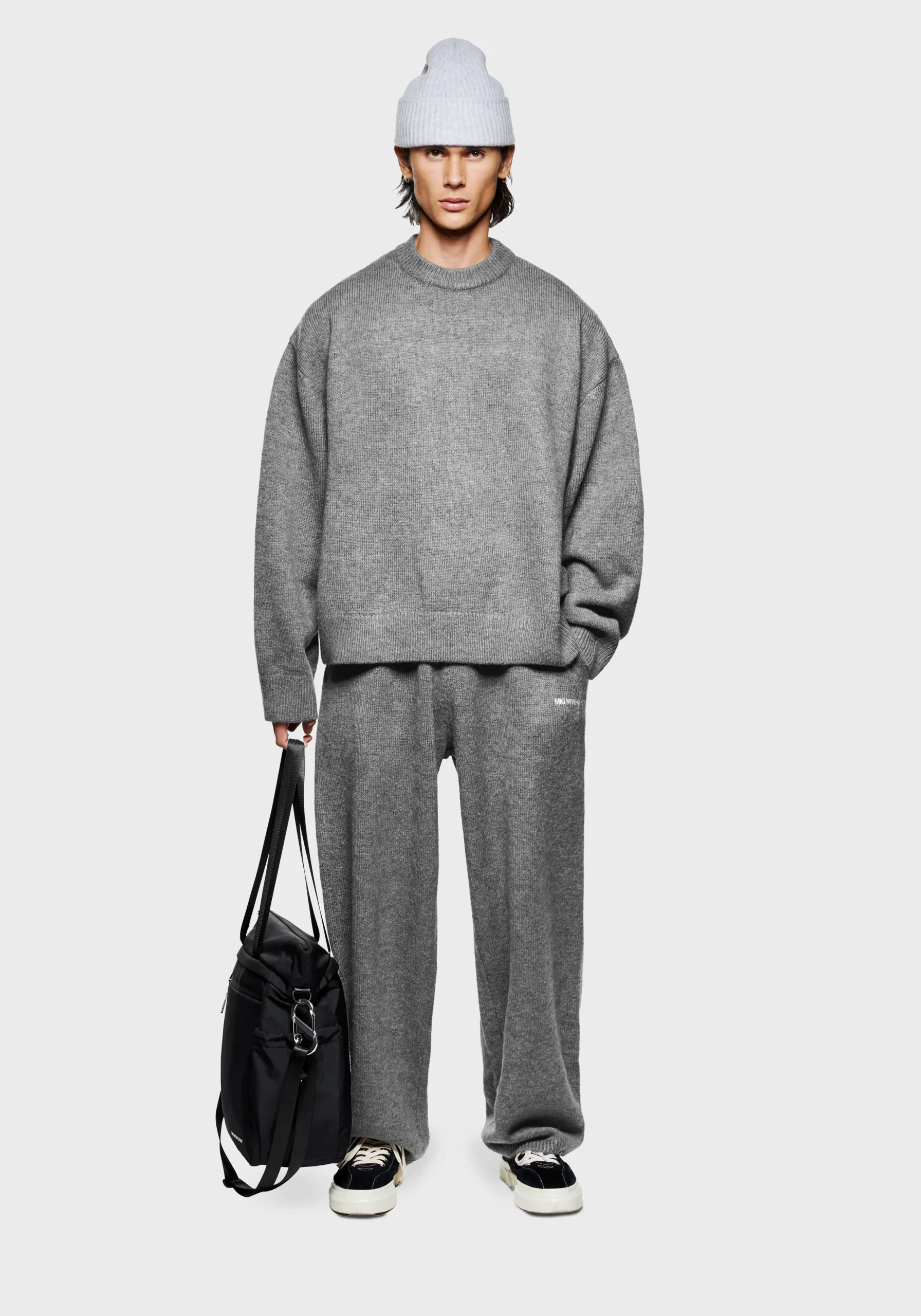 MKI MOHAIR BLEND KNIT CREWNECK