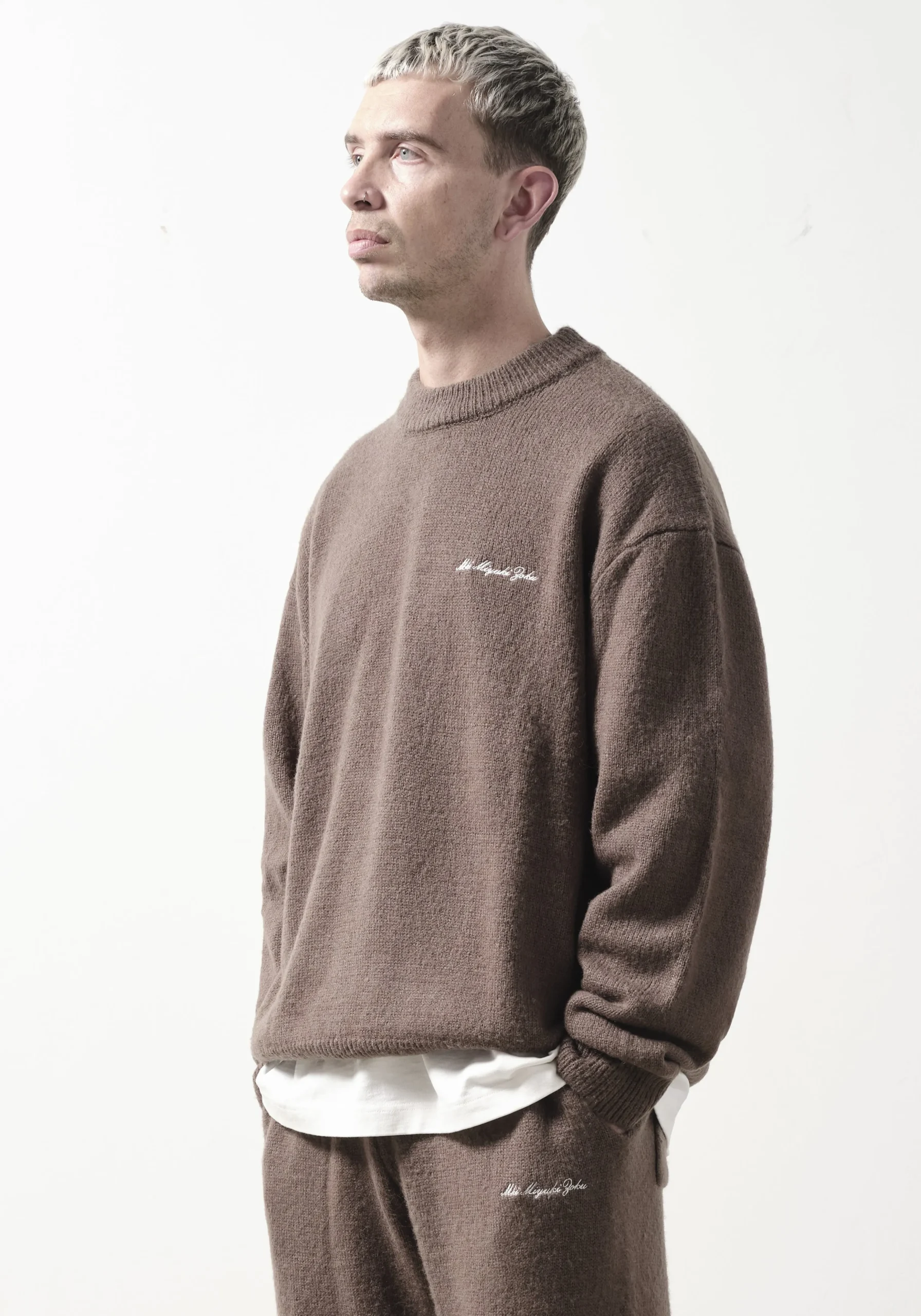 MKI MOHAIR BLEND KNIT CREWNECK
