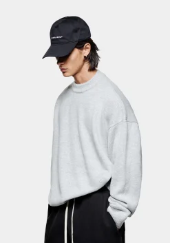 MKI MOHAIR BLEND KNIT CREWNECK