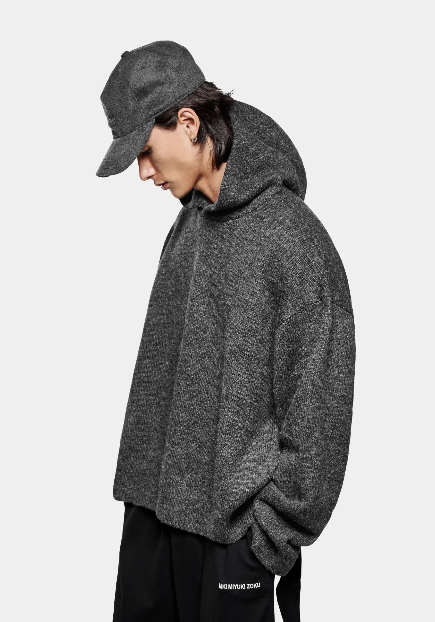 MKI MOHAIR BLEND KNIT HOODY