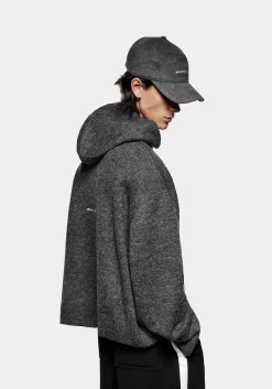 MKI MOHAIR BLEND KNIT HOODY