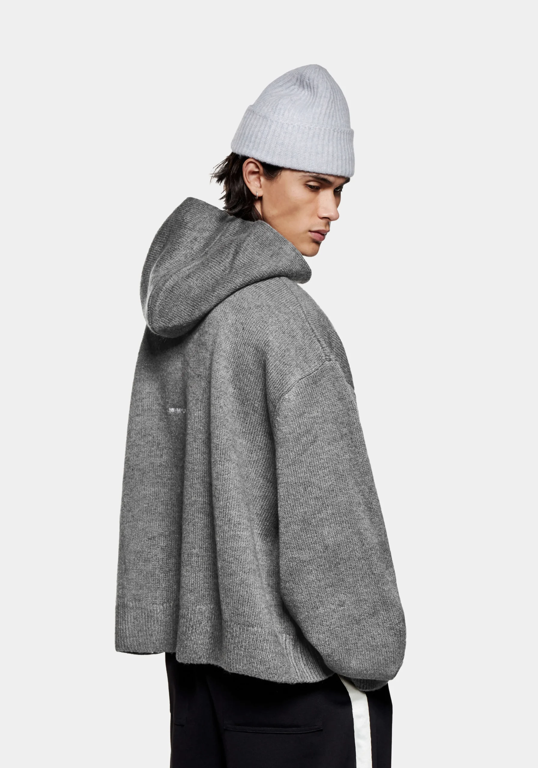 MKI MOHAIR BLEND KNIT HOODY