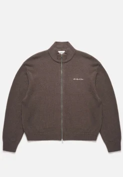 MKI MOHAIR BLEND KNIT TRACK JACKET