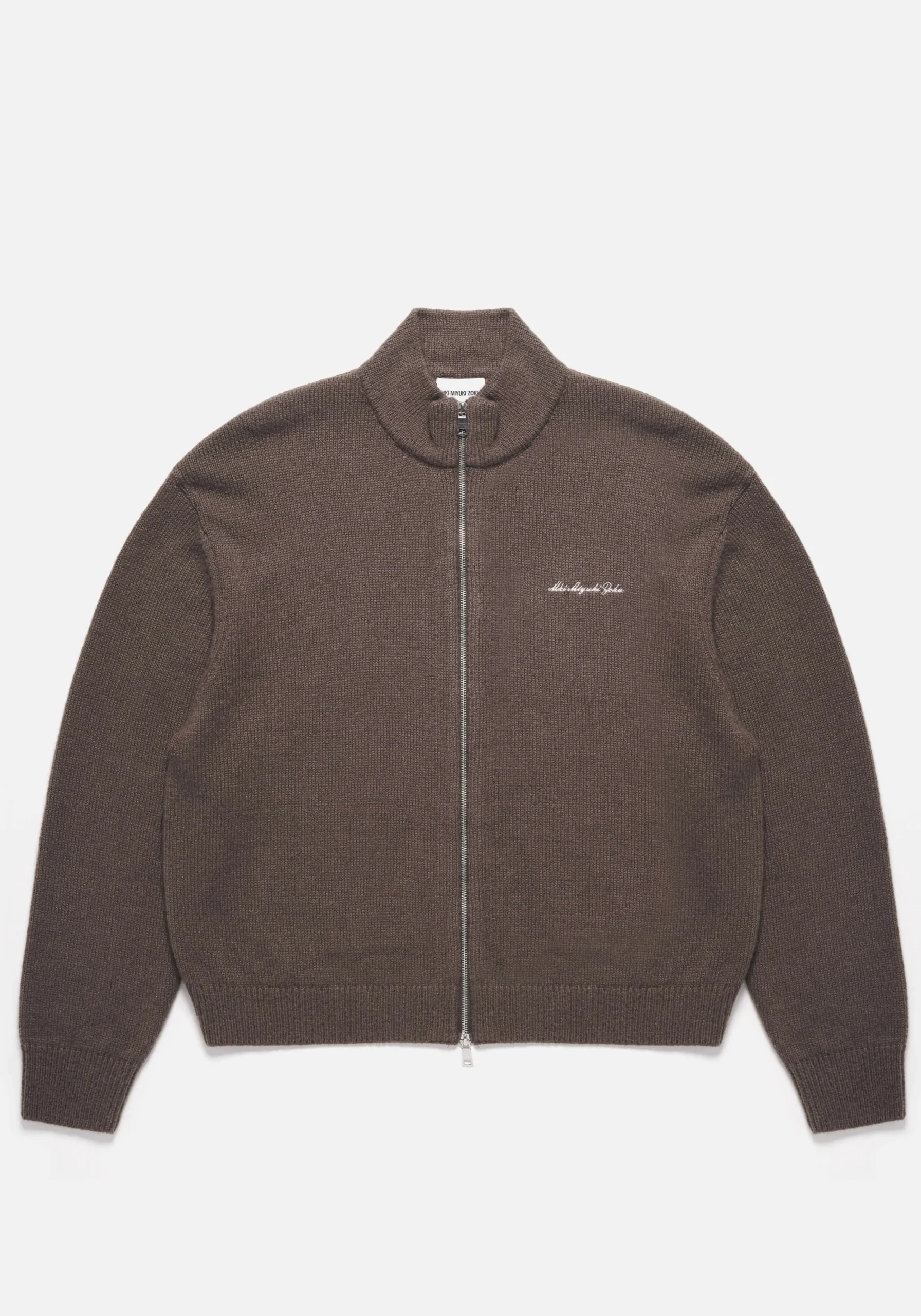 MKI MOHAIR BLEND KNIT TRACK JACKET