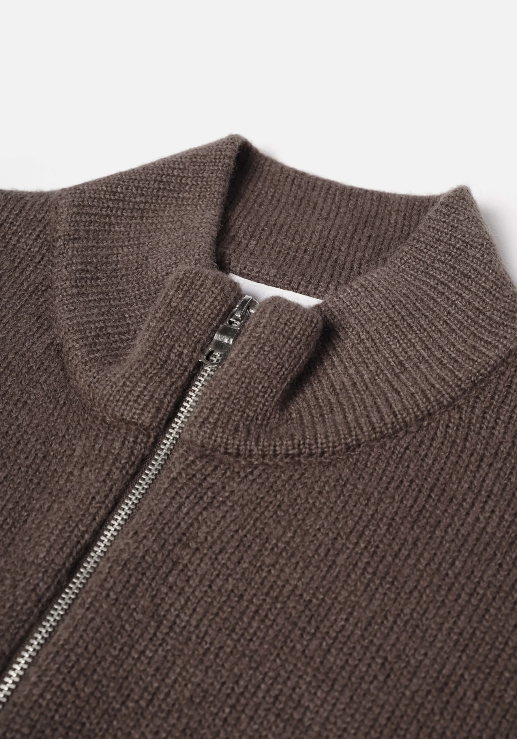 MKI MOHAIR BLEND KNIT TRACK JACKET