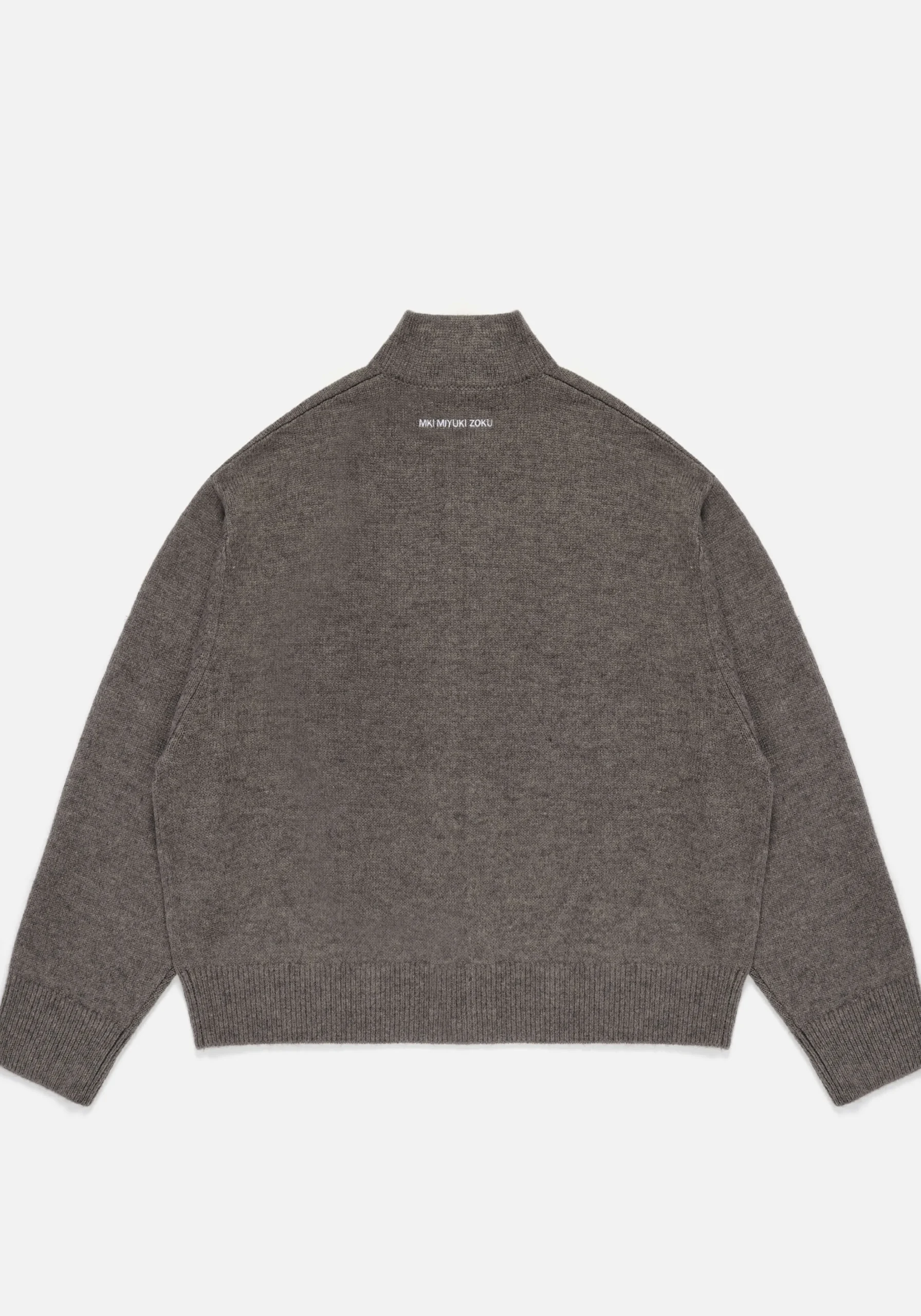 MKI MOHAIR BLEND KNIT TRACK JACKET