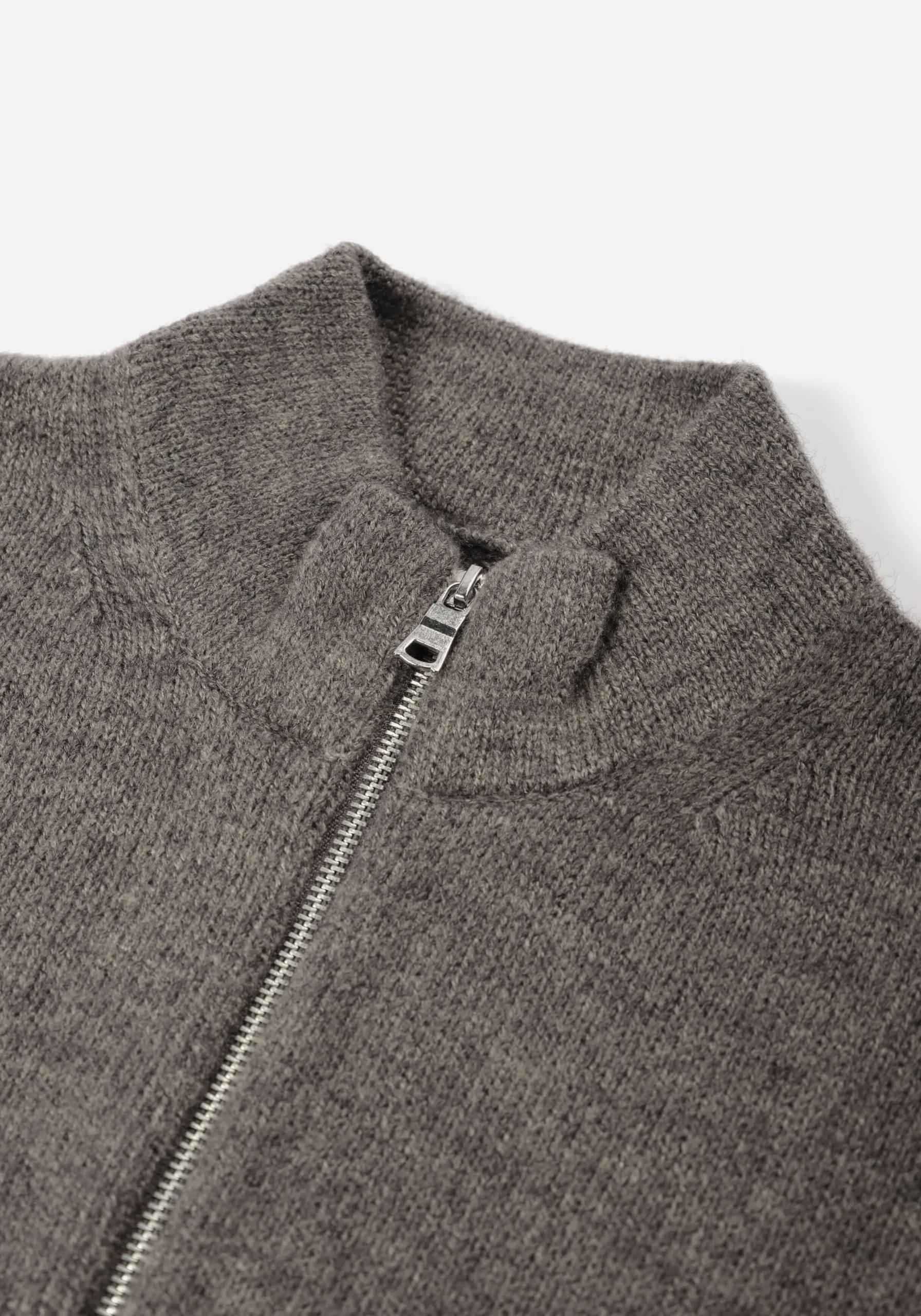 MKI MOHAIR BLEND KNIT TRACK JACKET
