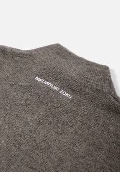 MKI MOHAIR BLEND KNIT TRACK JACKET