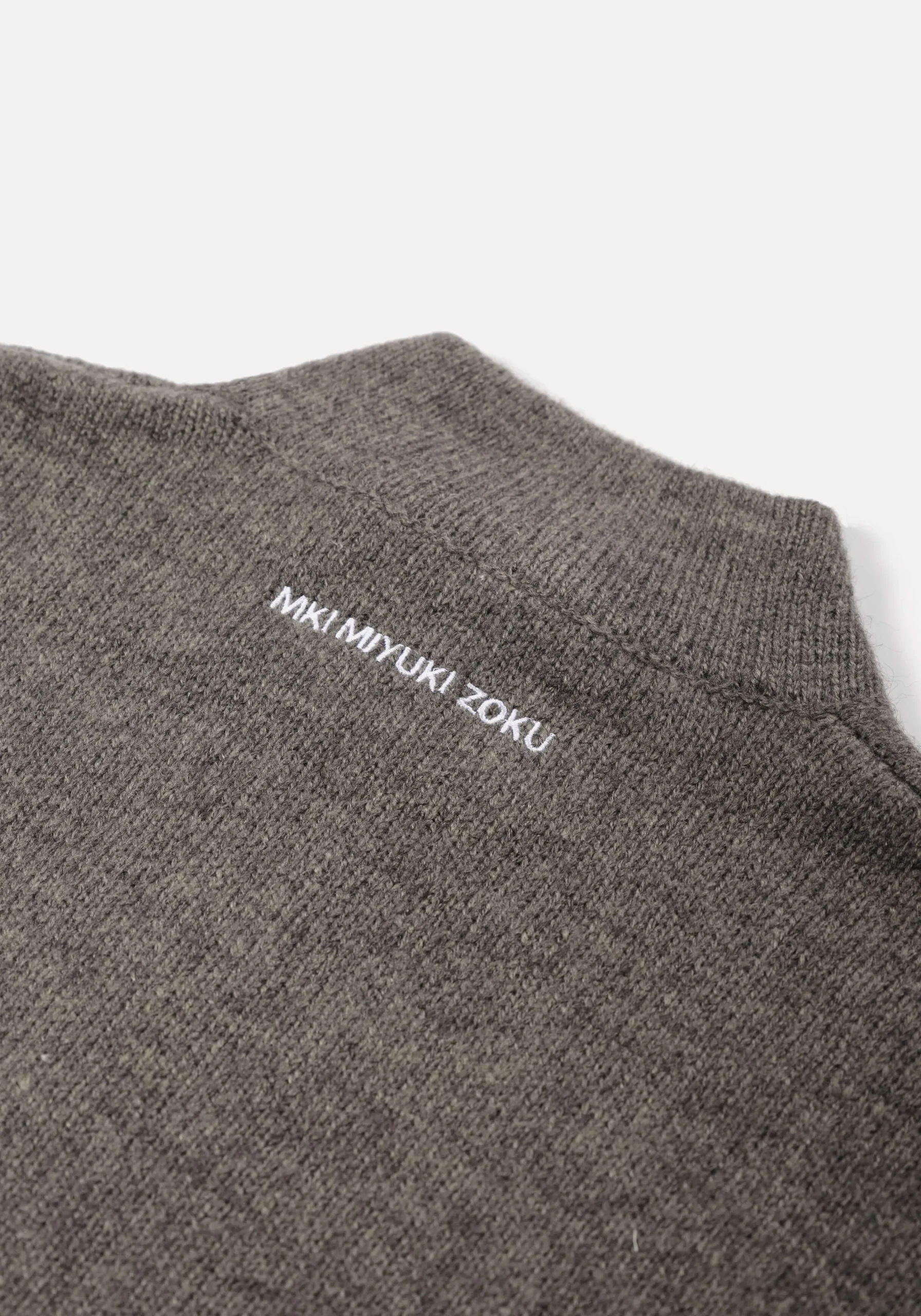 MKI MOHAIR BLEND KNIT TRACK JACKET