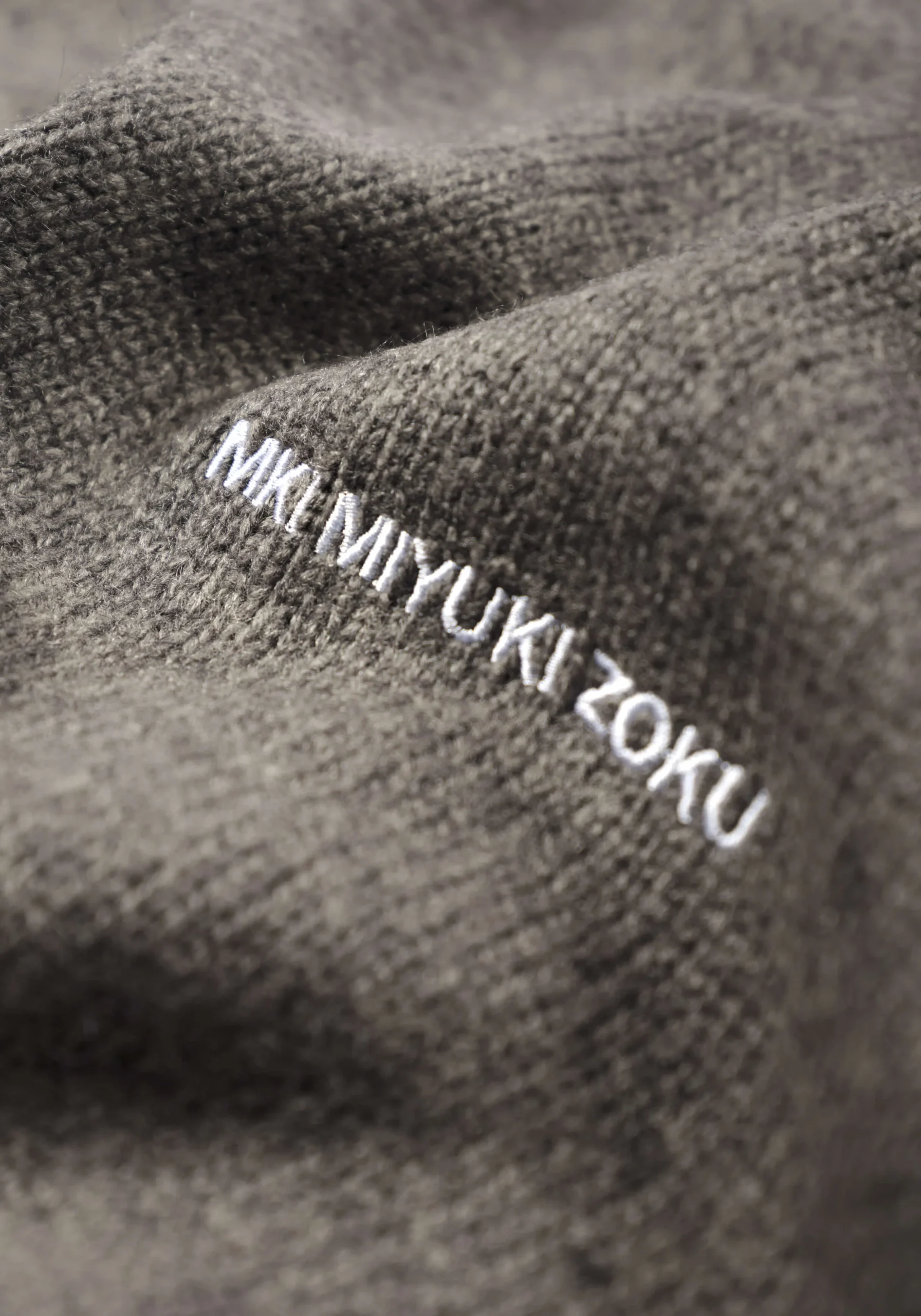MKI MOHAIR BLEND KNIT TRACK JACKET