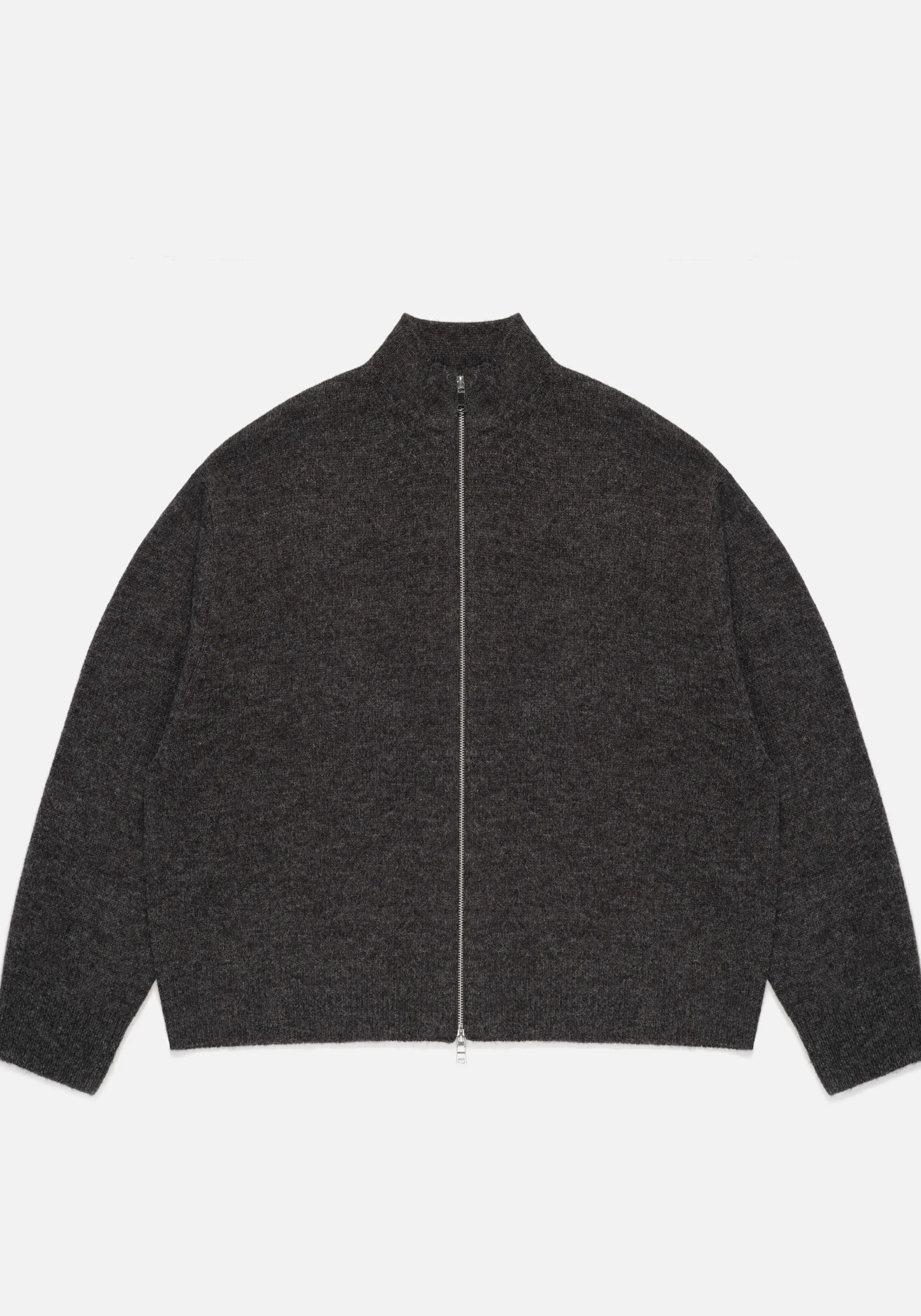 MKI MOHAIR BLEND KNIT TRACK JACKET