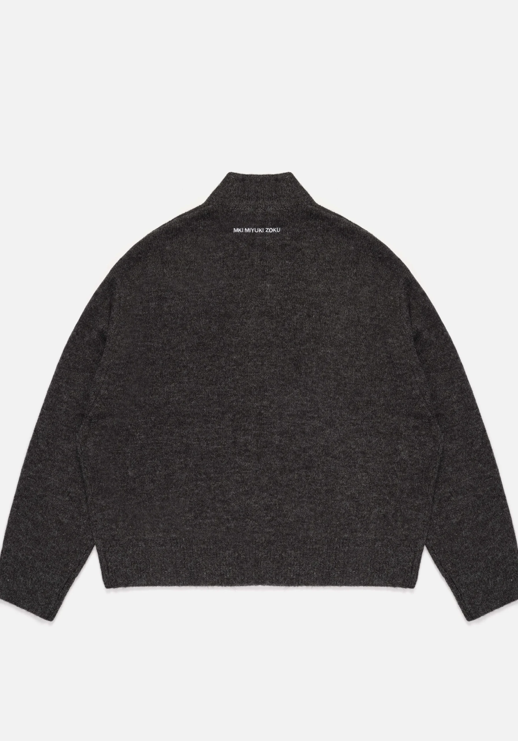 MKI MOHAIR BLEND KNIT TRACK JACKET