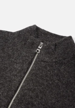 MKI MOHAIR BLEND KNIT TRACK JACKET