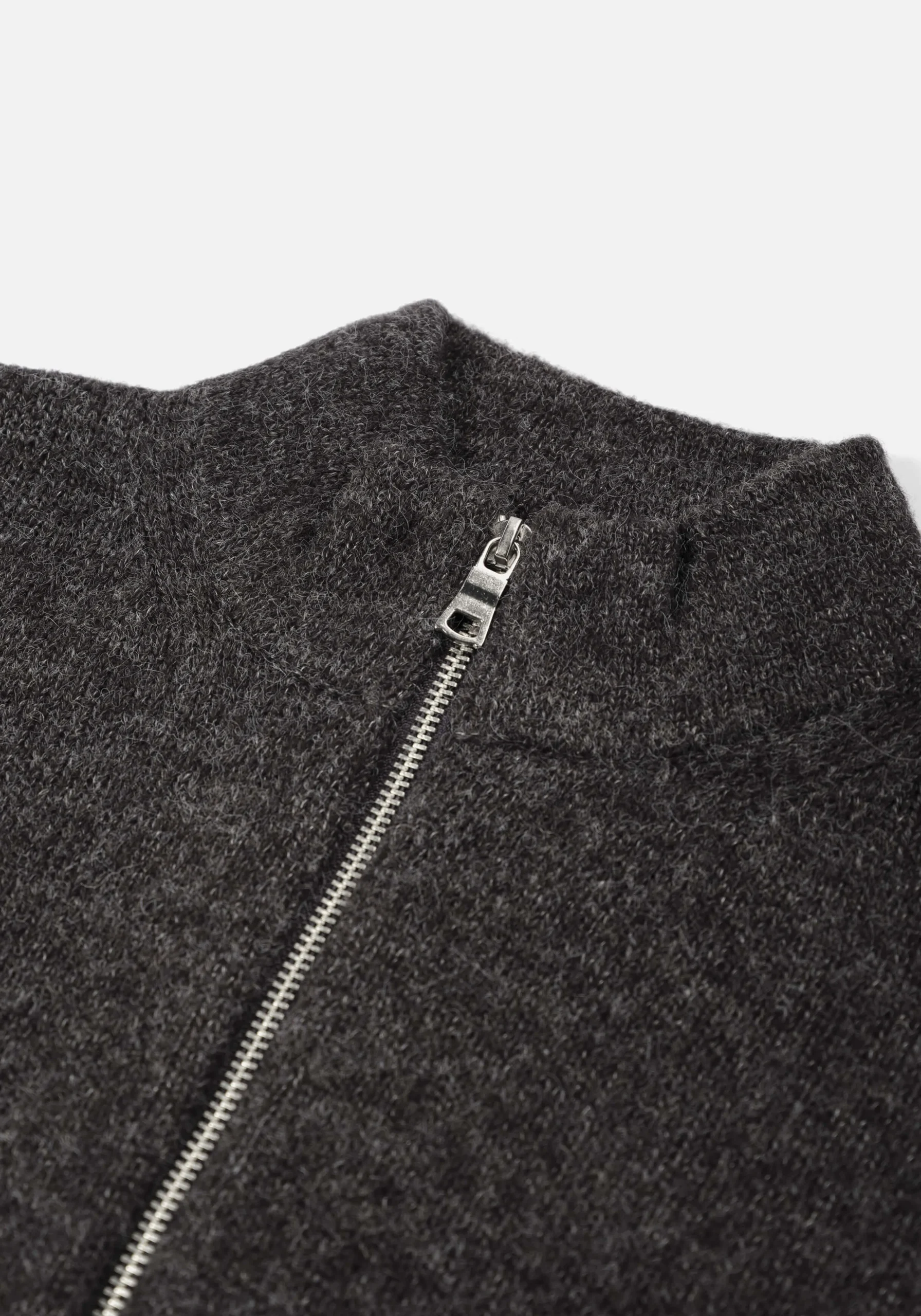 MKI MOHAIR BLEND KNIT TRACK JACKET