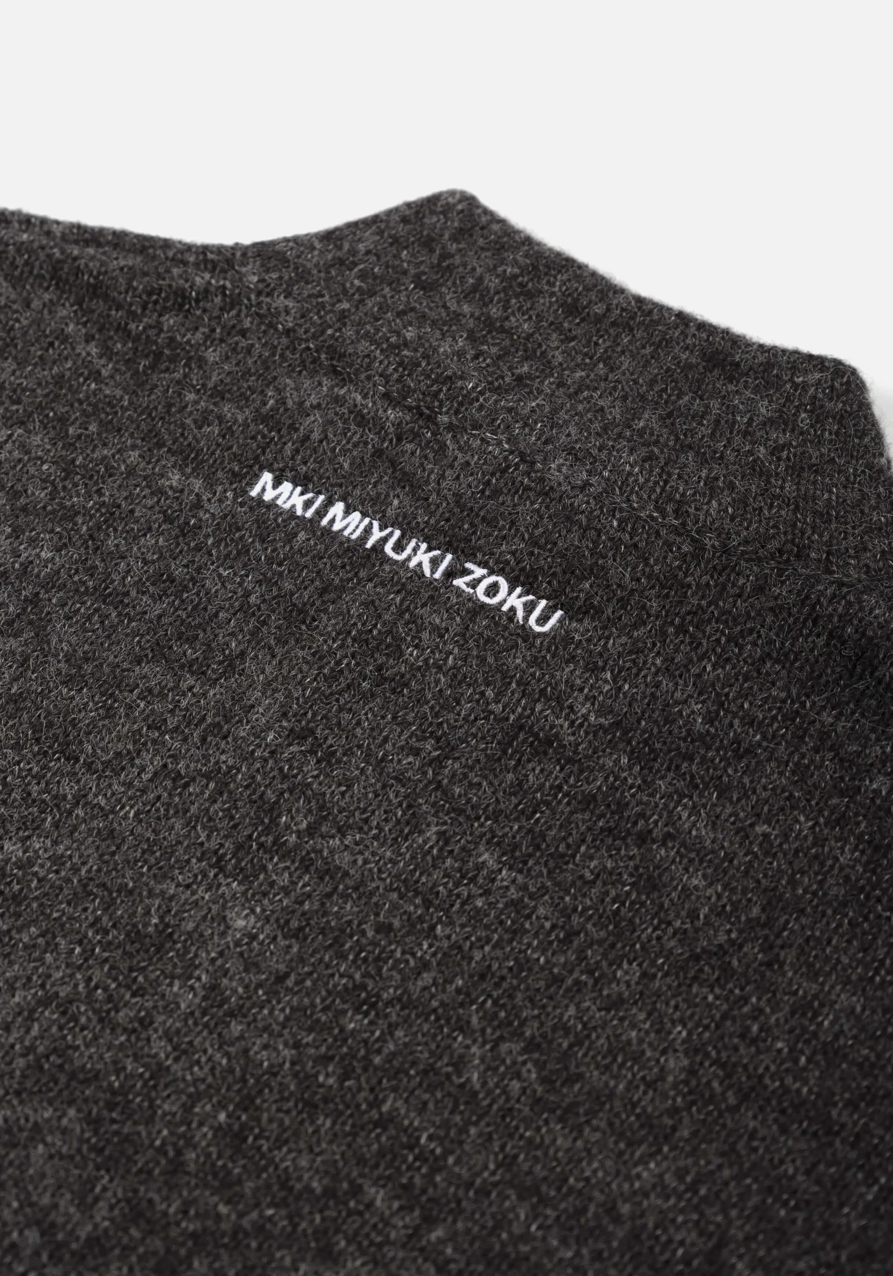 MKI MOHAIR BLEND KNIT TRACK JACKET