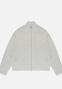 MKI MOHAIR BLEND KNIT TRACK JACKET
