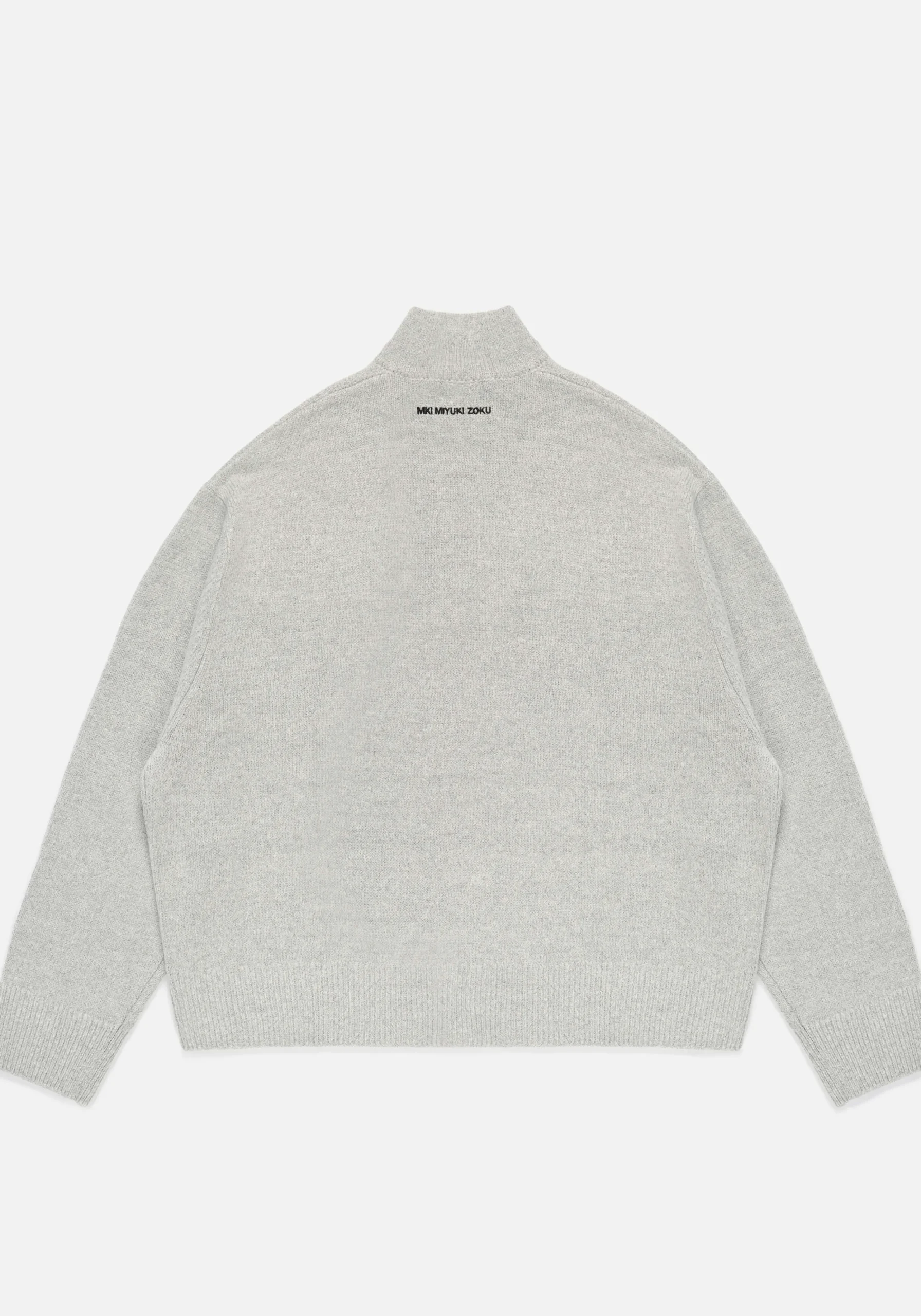MKI MOHAIR BLEND KNIT TRACK JACKET