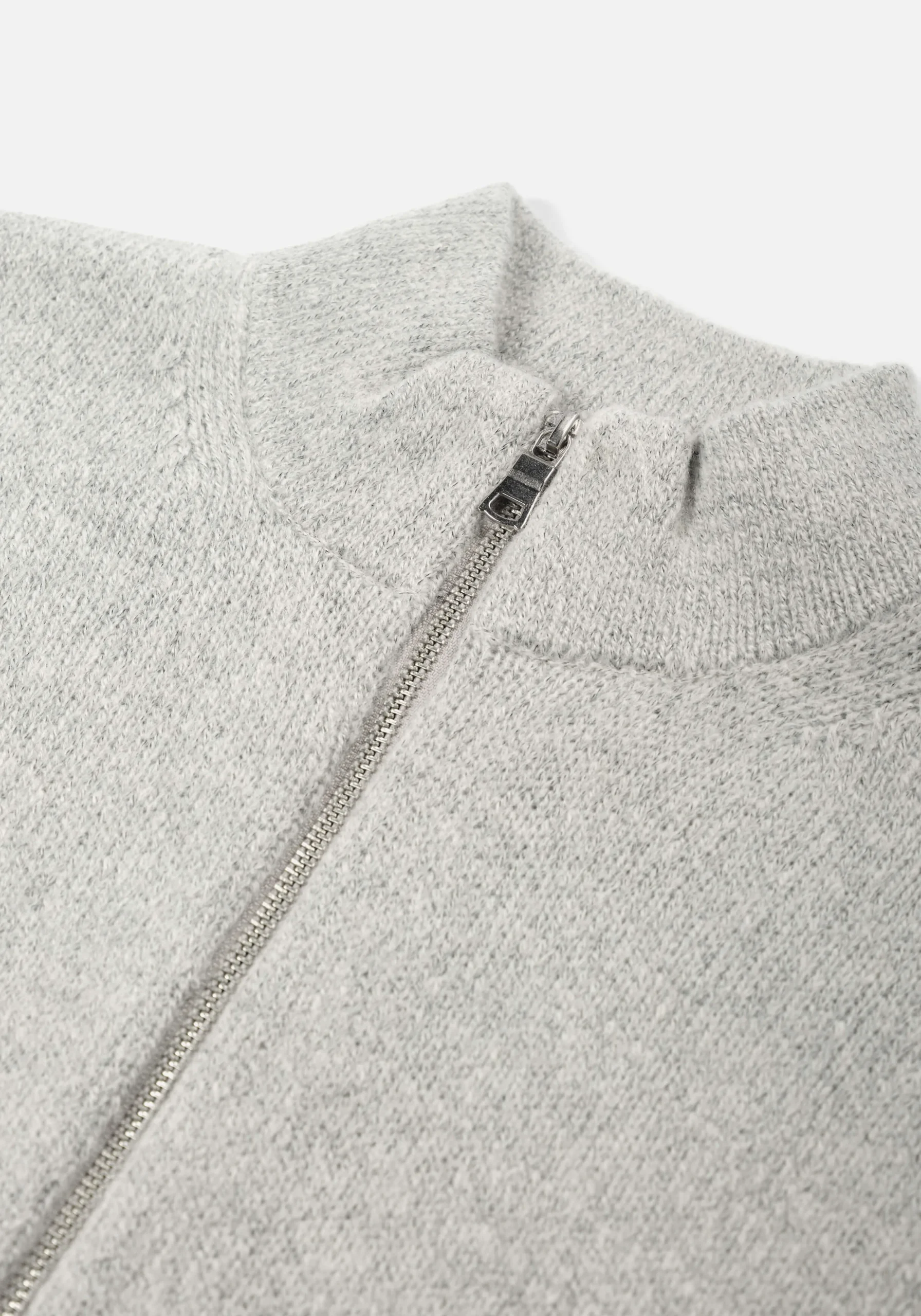 MKI MOHAIR BLEND KNIT TRACK JACKET