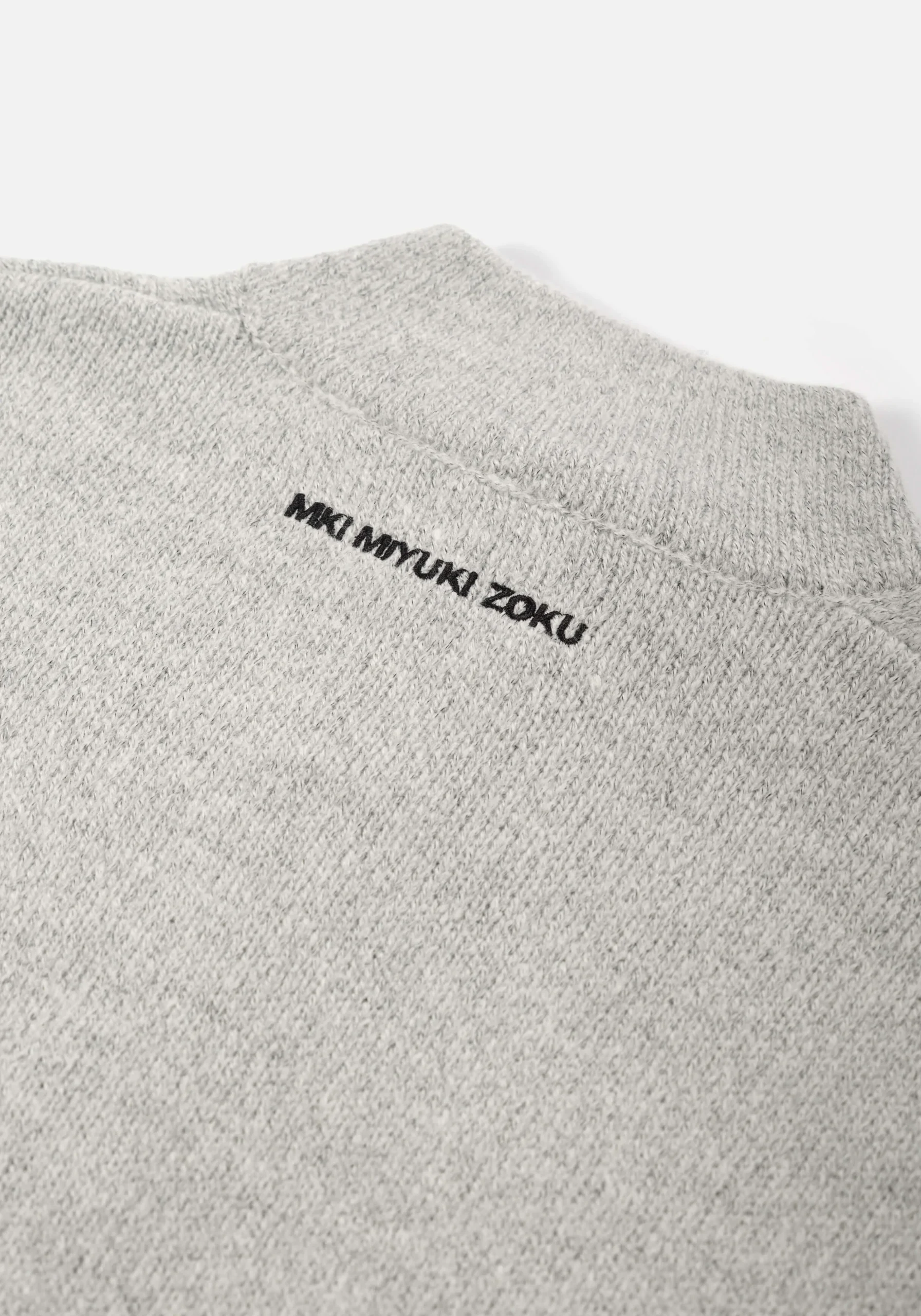 MKI MOHAIR BLEND KNIT TRACK JACKET