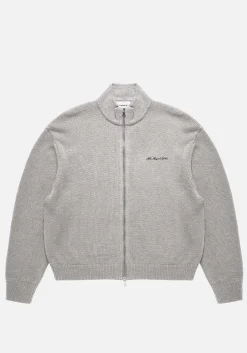 MKI MOHAIR BLEND KNIT TRACK JACKET