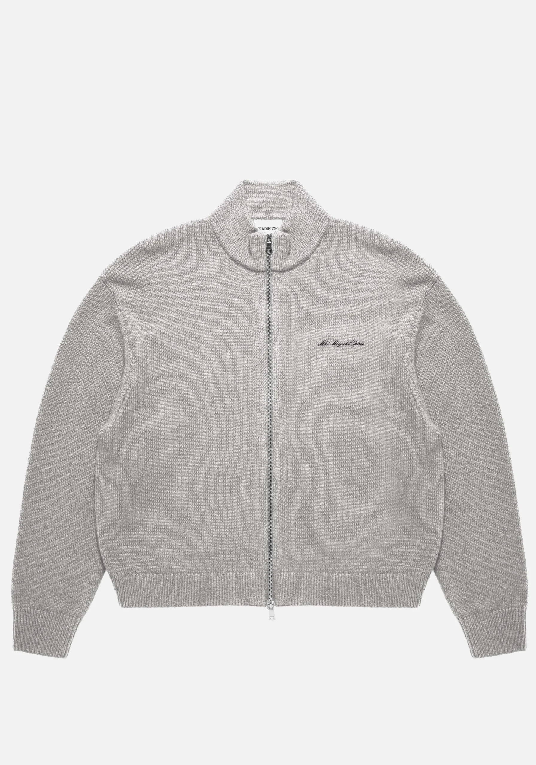 MKI MOHAIR BLEND KNIT TRACK JACKET