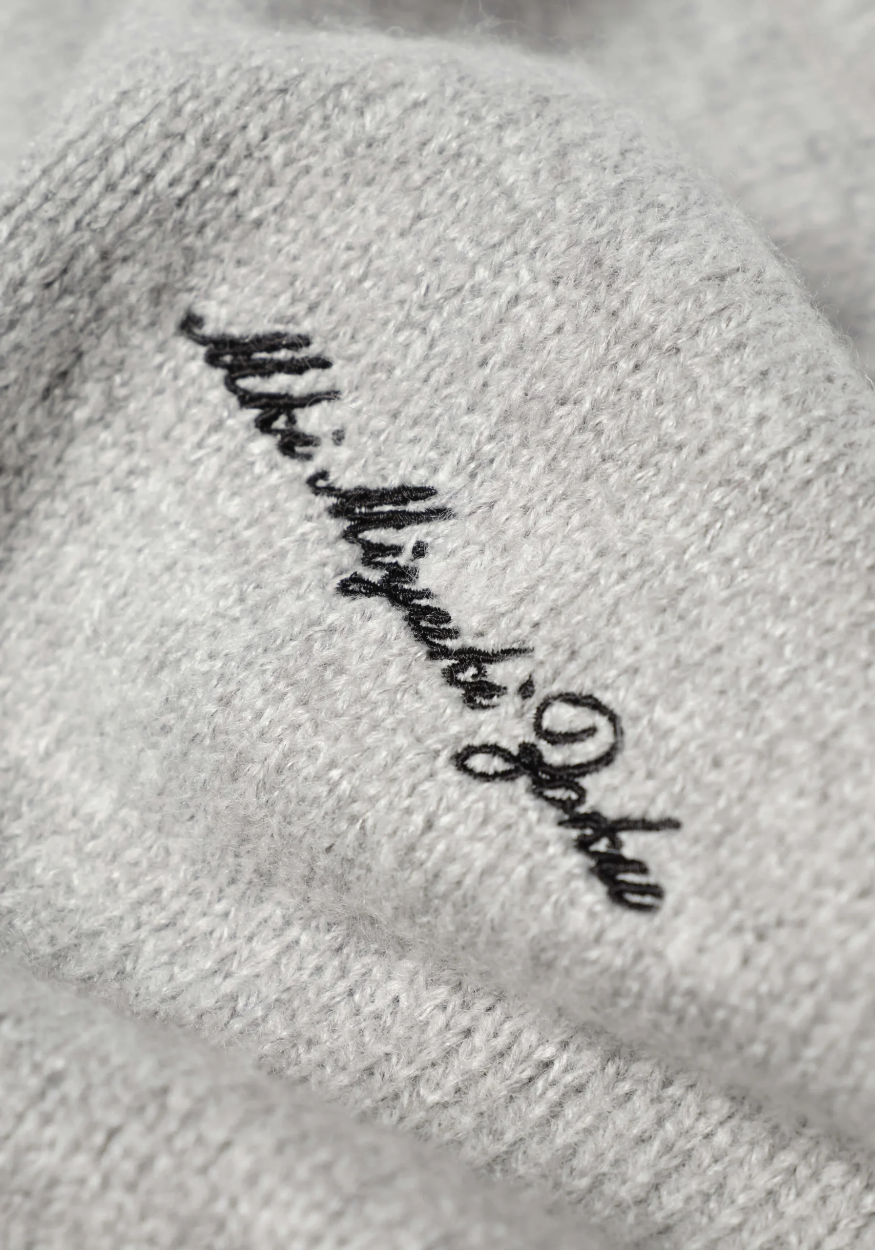 MKI MOHAIR BLEND KNIT TRACK JACKET