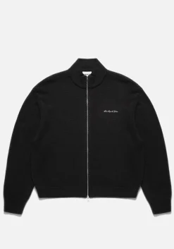 MKI MOHAIR BLEND KNIT TRACK JACKET