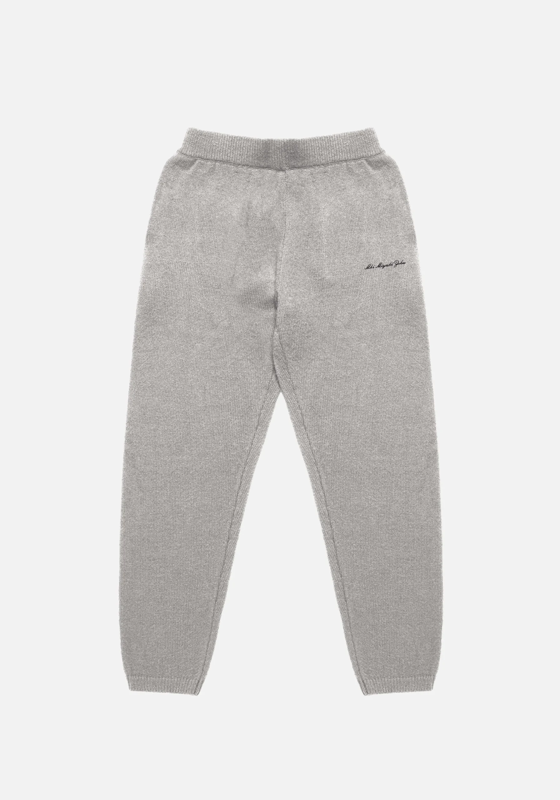 MKI MOHAIR BLEND KNIT TROUSERS