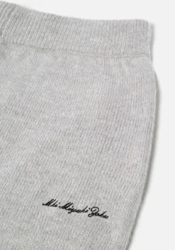 MKI MOHAIR BLEND KNIT TROUSERS