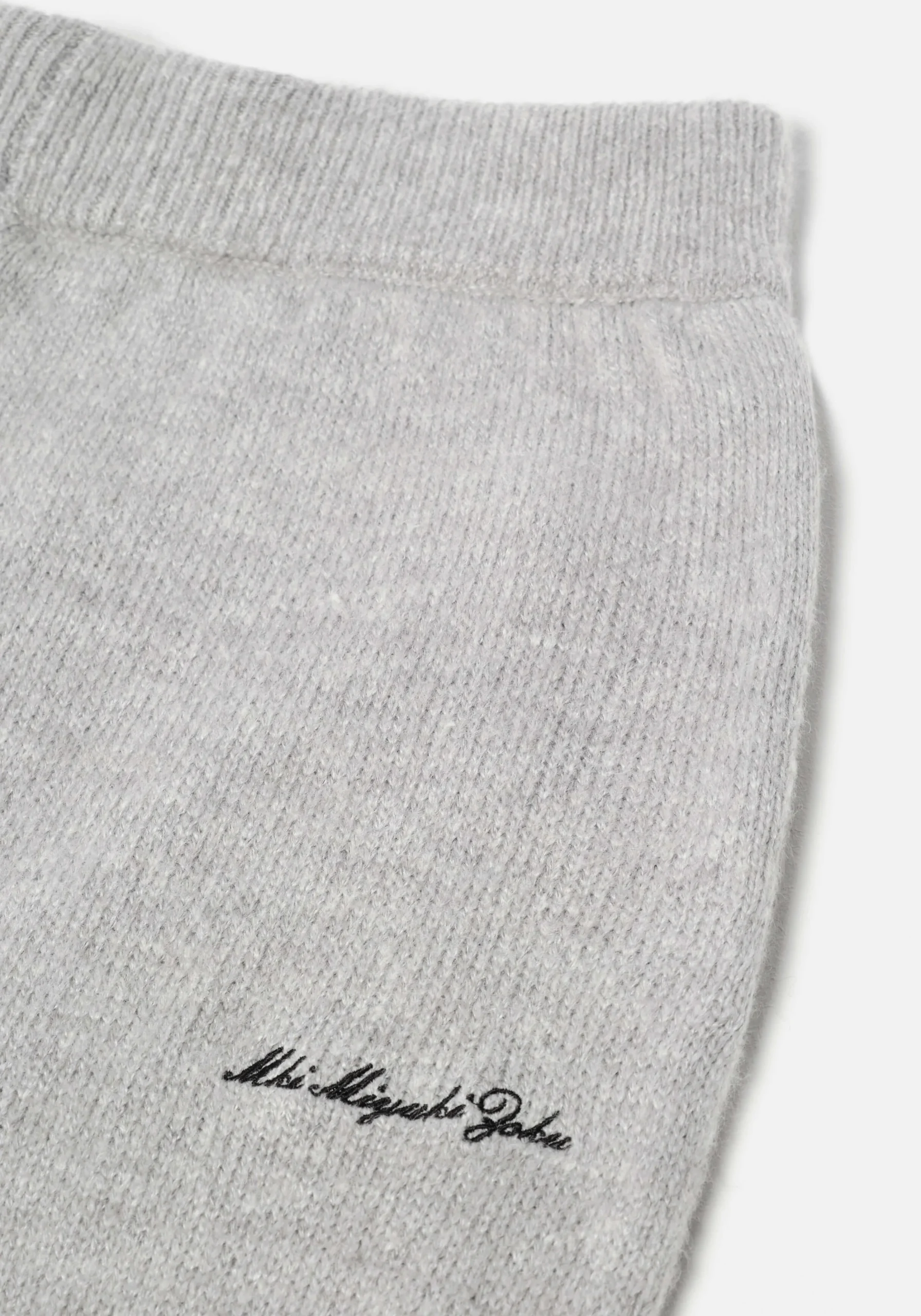 MKI MOHAIR BLEND KNIT TROUSERS