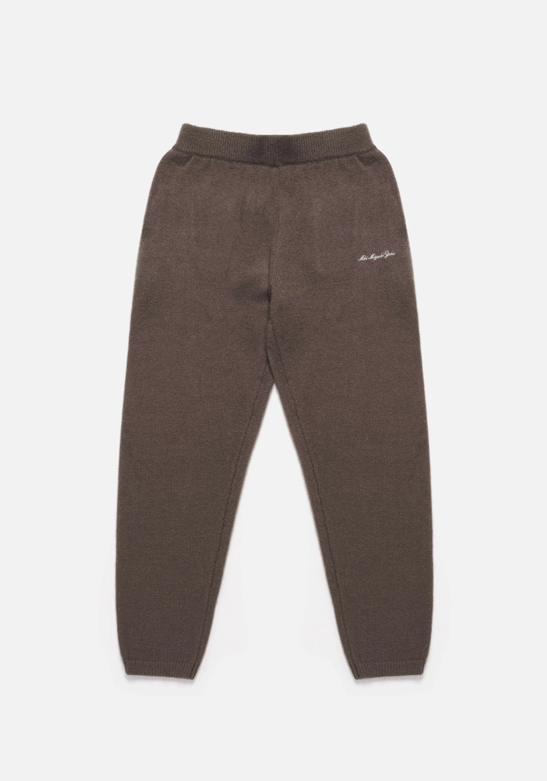 MKI MOHAIR BLEND KNIT TROUSERS