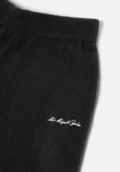 MKI MOHAIR BLEND KNIT TROUSERS